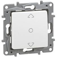 LEGRAND Niloé rolluikbediening met schroefbevestiging wit 664711