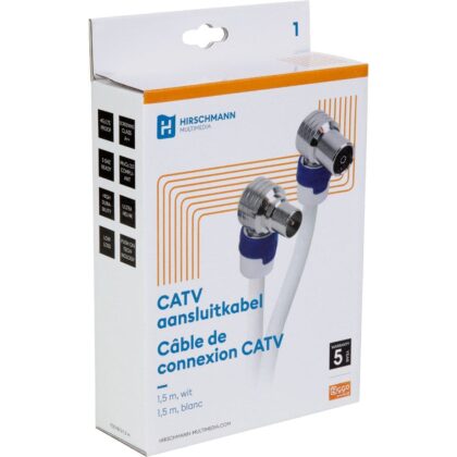 HIRSCHMANN CATV Aansluitkabel 4G/LTE Proof 1