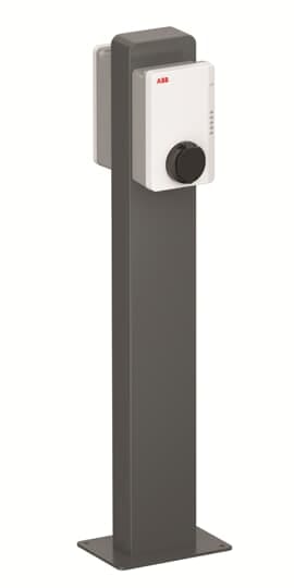 ABB Vrijstaande metalen pedestal voor 2 Terra AC laders rug aan rug montage 6AGC085684