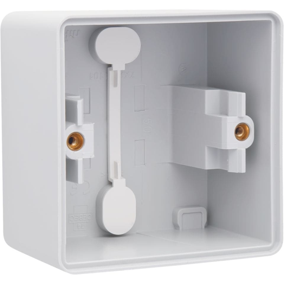NIKO Hydro spuitwaterdichte opbouwdoos met 2 ingangen voor 1 functie 700-83101