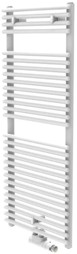 Calidi Single handdoekradiator 2013 x 750 mm - 1586 Watt (EN442 75/65/20) - universele aansluiting (L/R en midden) - Ral 9016 Verkeerswit 70012013010750