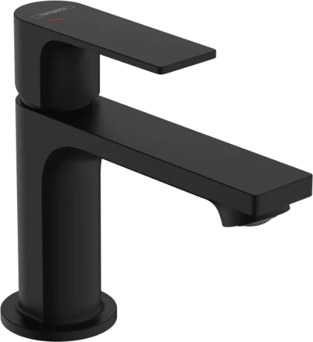 Hansgrohe Rebris E 80 wastafelmengkraan Coolstart met automatische lediging - matt black 72553670