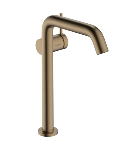 Hansgrohe Tecturis S 240 wastafelmengkraan Fine CoolStart met Push-Open - lediging Brushed Bronze 73370140