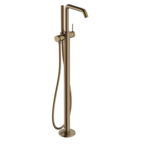 Hansgrohe Tecturis S eengreepsbadmengkraan vrijstaand - Brushed Bronze 73440140