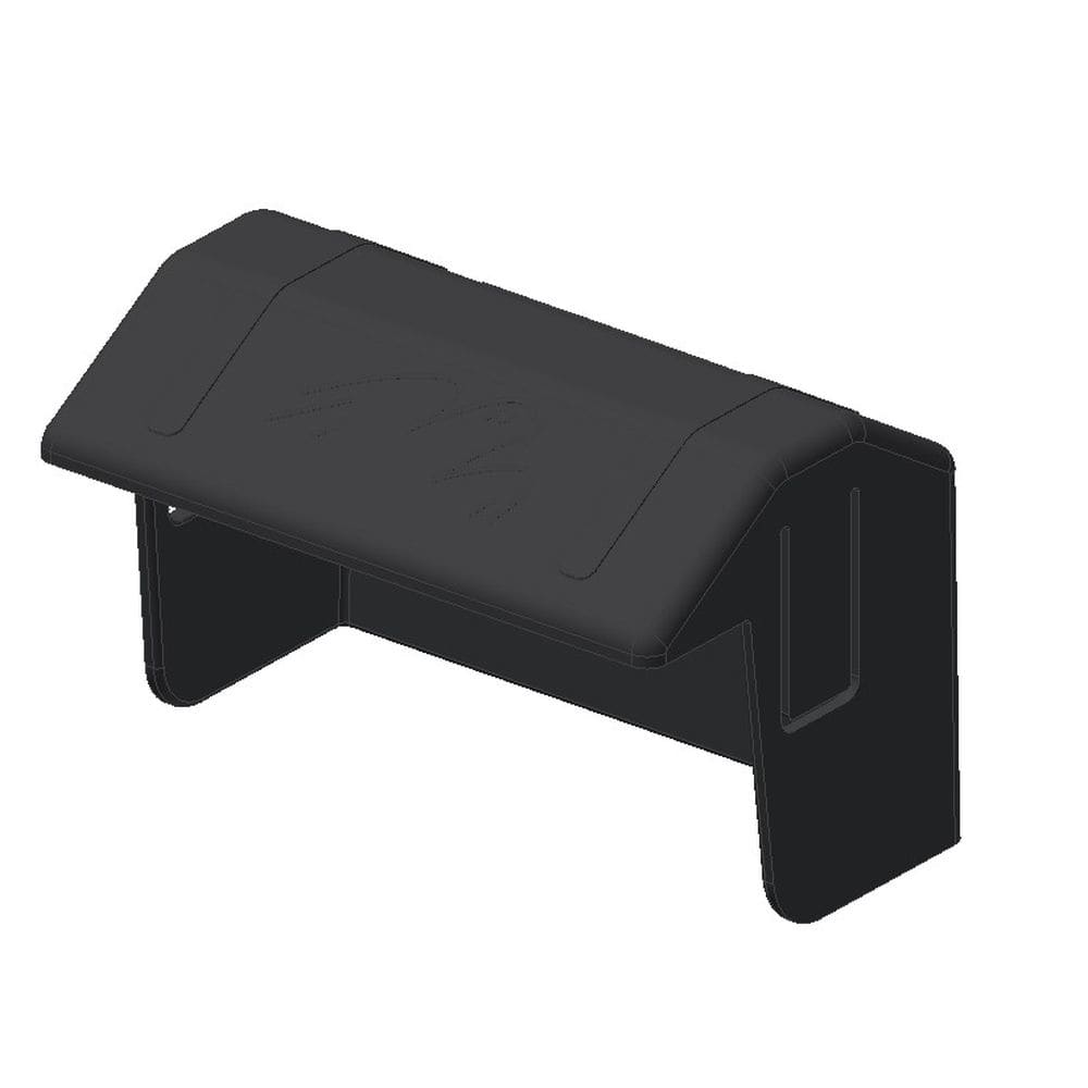 Van der Valk Kst. Afdekkap eindklem - zwart 739007