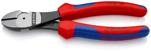 Knipex kracht-zijsnijtang 180 mm 74 02 180