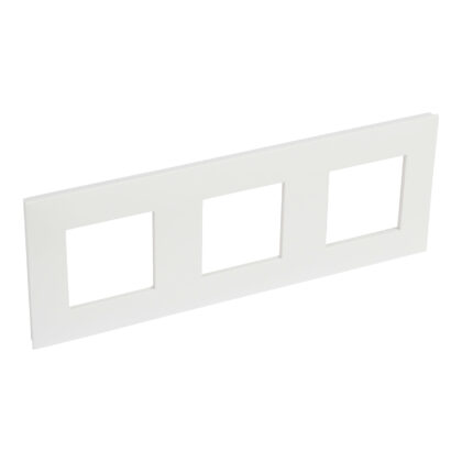 LEGRAND Valena Next afdekplaat 3 mechanismen hor/vert centerafstand 71mm wit 741103