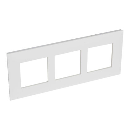 LEGRAND Valena Next afdekplaat 3 mechanismen  vert centerafstand 57mm wit 741109