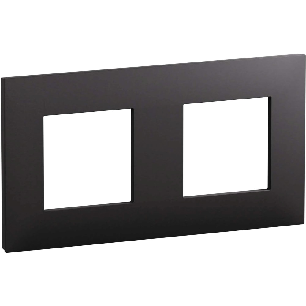 LEGRAND Valena Next afdekplaat 2 mech 71mm mat zwart 741152L