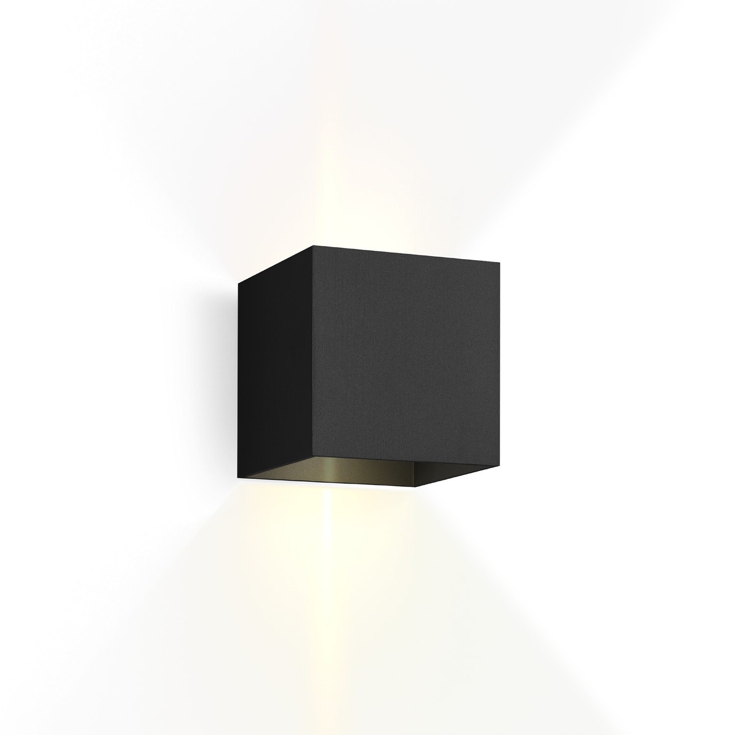 WEVER & DUCRE BOX 2.0 LED textuur zwart 2700K muur buiten 748148B3
