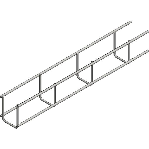 Van der Valk Zink- alu draadgoot b=50 h=60 L=3000mm 76010050603000