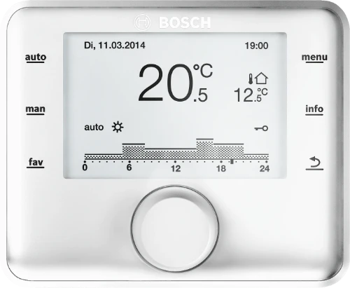 Bosch CR 400 weersafhankelijke regeling voor max 4 cv-kringen 7738114081