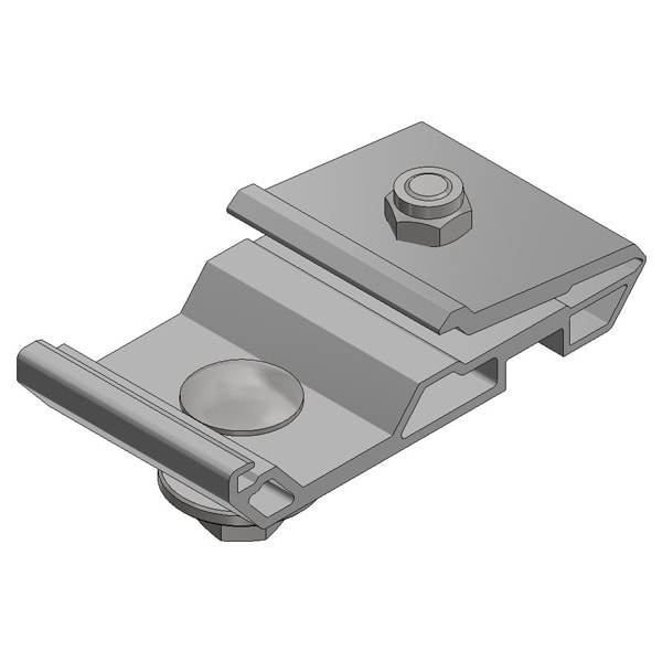 Van der Valk Alu klem voor power optimizer/micro omvormer - voor inleg profiel 774224