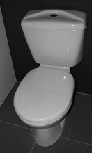 Villeroy & Boch Saval Pro staand toilet uitgang CA - Wit - B355xD670 mm - 4 bevestigingsgaten 7S668701