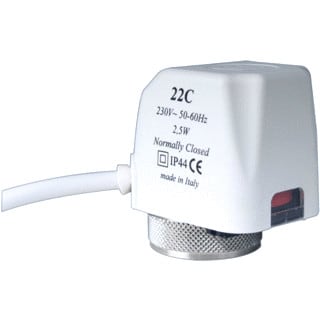Watts Motor 22C230NC02- Actuator type 22C 230V 2