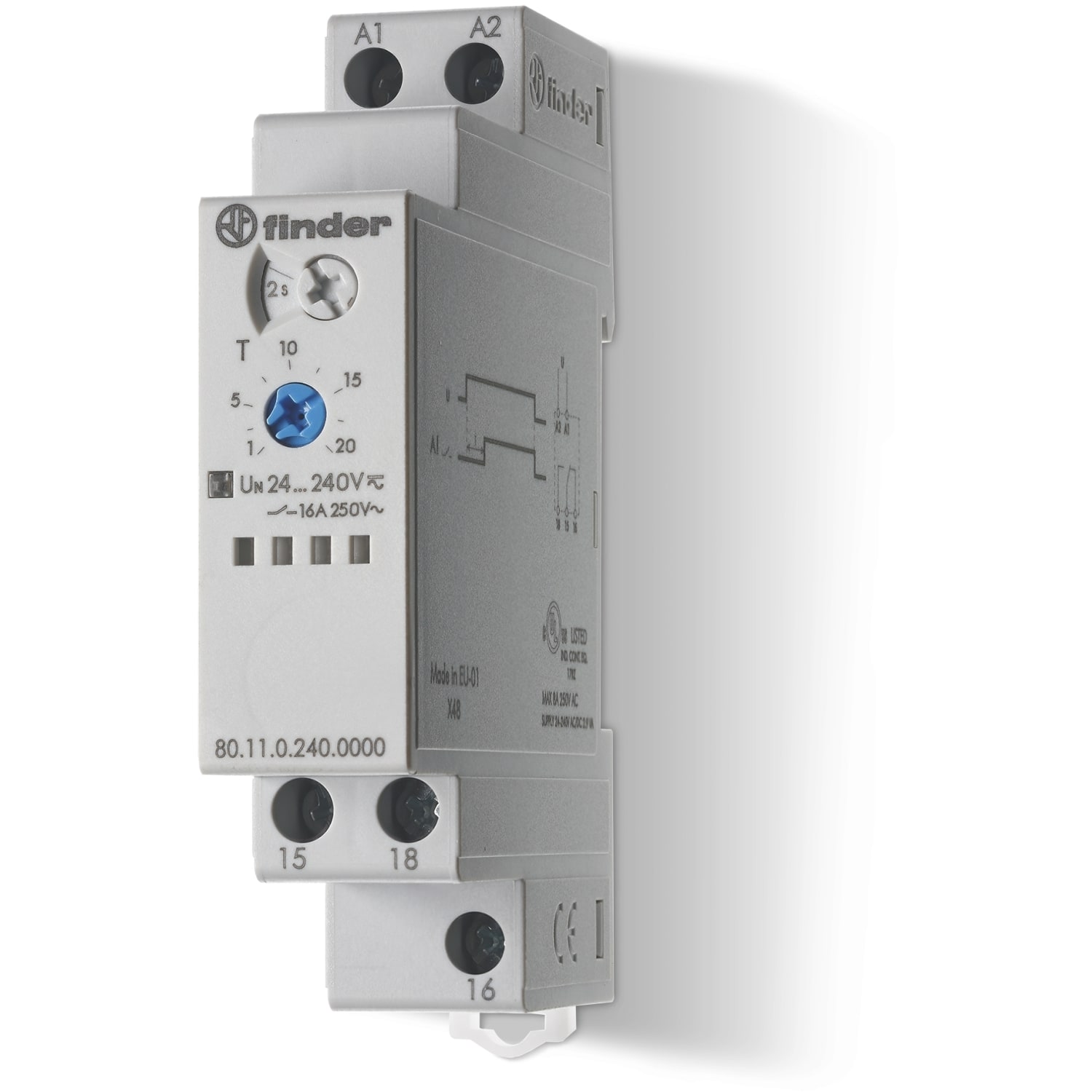 FINDER Tijdrelais - AC (50/60 Hz)/DC