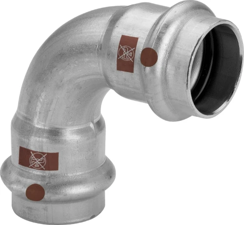 Viega Temponox inox bocht 90° FF 28 x 28 mm - niet geschikt voor drinkwater 809669