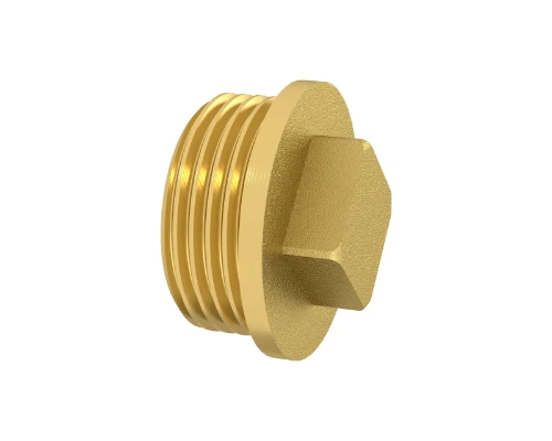 Brassline messing stop met rand M 3/8 (zak 10st) - prijs per stuk - enkel geschikt voor water 830205