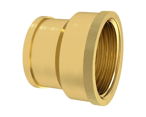 Brassline messing reductie mof FF 3/4 x 1/2 (zak 10st) - prijs per stuk - enkel geschikt voor water 832510