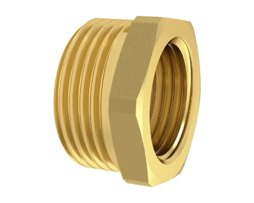 Brassline messing reductie MF 5/4 x 3/4 (zak 5st) - prijs per stuk - enkel geschikt voor water 833040