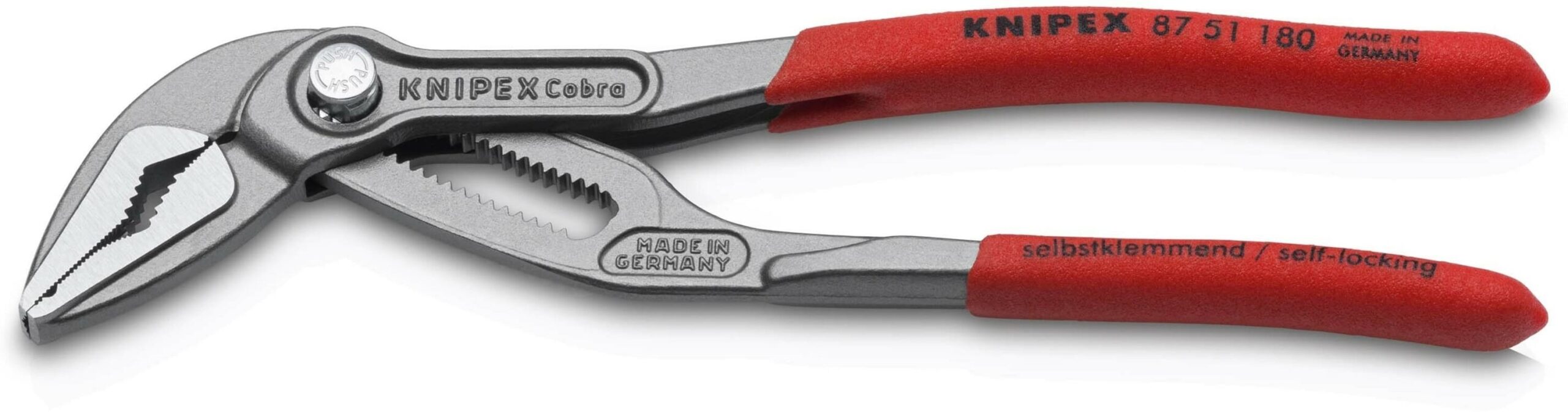 KNIPEX Waterpomptang Cobra ES 180mm extraslank 87 51 180