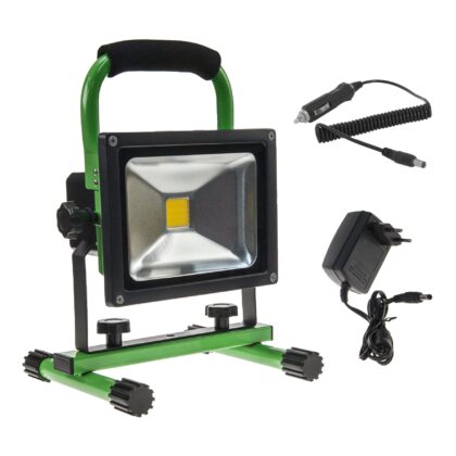 BAILEY LED Portable 6-20W 4000K Groen Dimbaar 1800lm Oplaadbaar IP65 IK07 Alu behuizing 90500034260