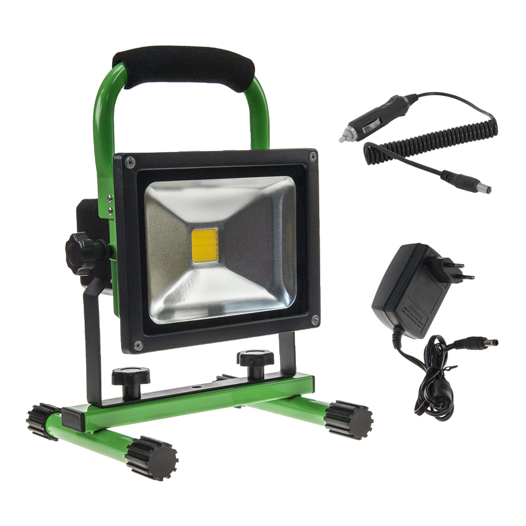 BAILEY LED Portable 6-20W 4000K Groen Dimbaar 1800lm Oplaadbaar IP65 IK07 Alu behuizing 90500034260