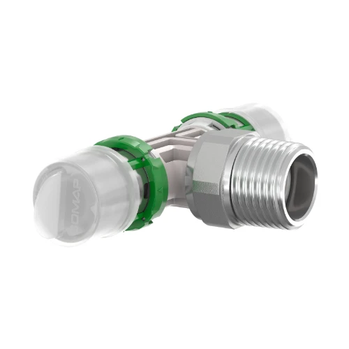 Comap Skinpress PPSU verloop T-stuk met buitendraad FMF 16 x 1/2 M x 16 mm 9132GW161216