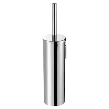 Geesa Nemox toilet borstel zwarte borstel - chroom 916511-06