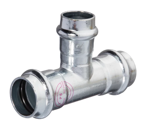 Carboline staal verzinkt verloop T-stuk FFF 35 x 22 x 35 mm (V-profiel) 96110352235