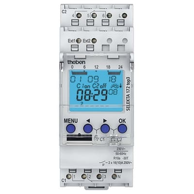 THEBEN Digitale astronomische klok 230V 50-60HZ 2CO 16A 9733