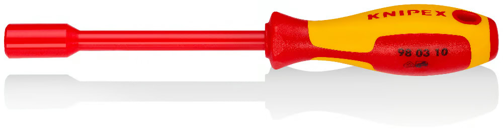 KNIPEX Dopsleutel met schroevendraaiergreep