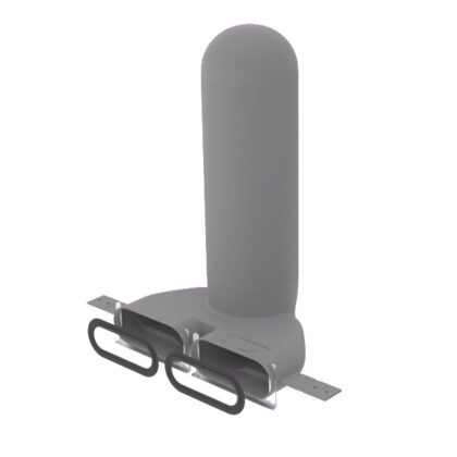 ZEHNDER Plenum CLRF 90° - 2xComfoTube Flat - zijaansluiting - 100m³/h - L=300mm 990322063