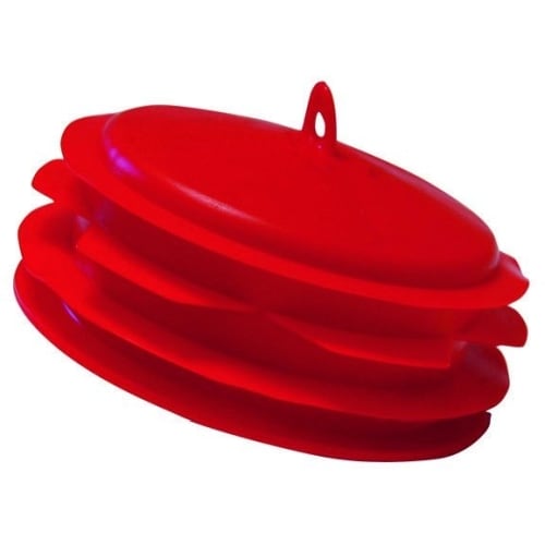 ZEHNDER ComfoTube 90 - Deksel voor tijdelijke afsluiting - zwart - 10st 990328263