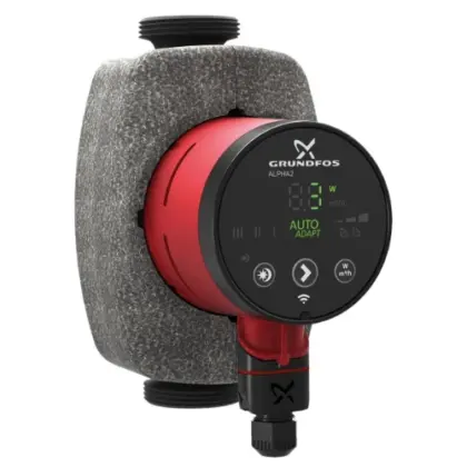 Grundfos Alpha 2 circulatiepomp 25-40 180 mm - 6/4 - 1x230V - A-label - auto-adapt - met isolatieschaal 99411165