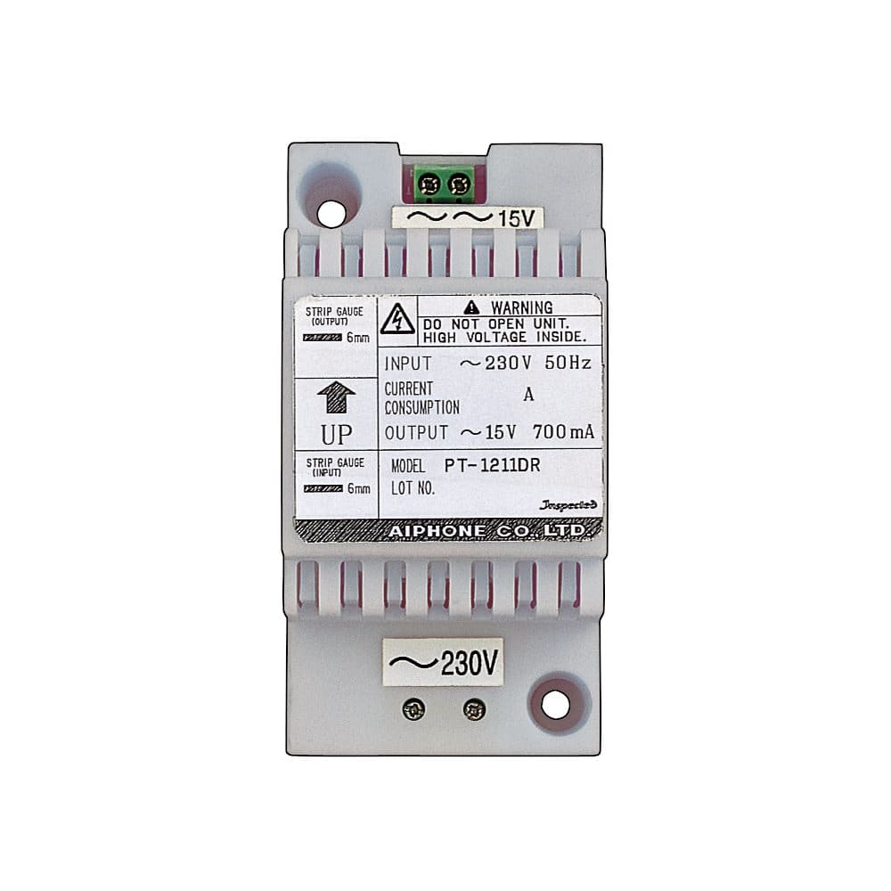 AIPHONE TRANSFO 15V AC VOOR DA SERIE A01002068