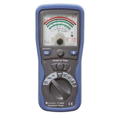 Turbotech Isolatietester analoog 250/500/1000V 60 GOhm A91030080