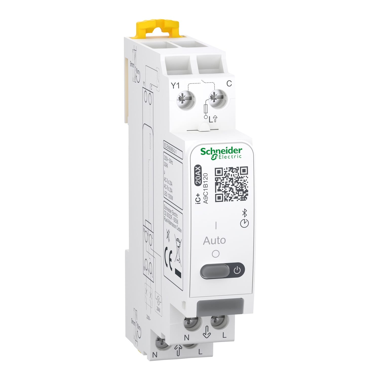 Schneider Residential Acti9 IC+ 3-in-1 astro schemerschakelaar met bluetooth A9C1B120