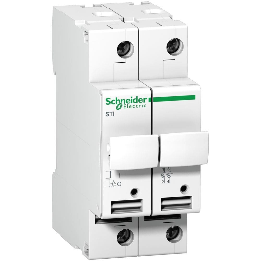 Schneider Distribution Acti 9 - smeltv.-scheid. STI - 2 p. - 25 A - voor smeltveiligheid 10
