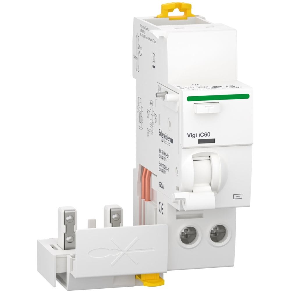 Schneider Distribution Vigi iC60 - aardlek hulpblok - 2P - 25A - 300mA - AC type A9Q14225