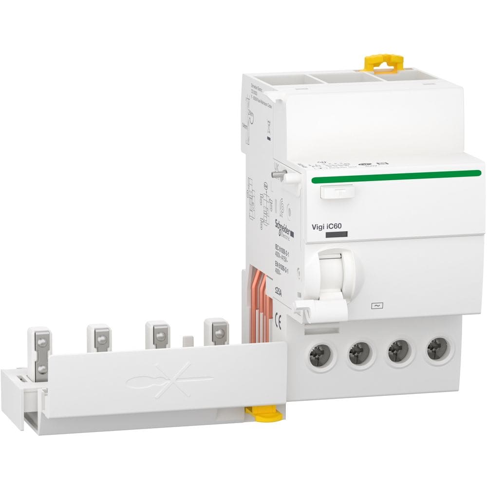 Schneider Distribution Vigi iC60 - aardlek hulpblok - 4P - 25A - 300mA - AC type A9Q14425