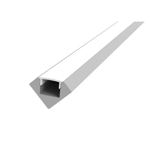 INTEGRATECH Profiel ALU45 alu 2m matte plexi incl. toebehoren ALU45A-M2