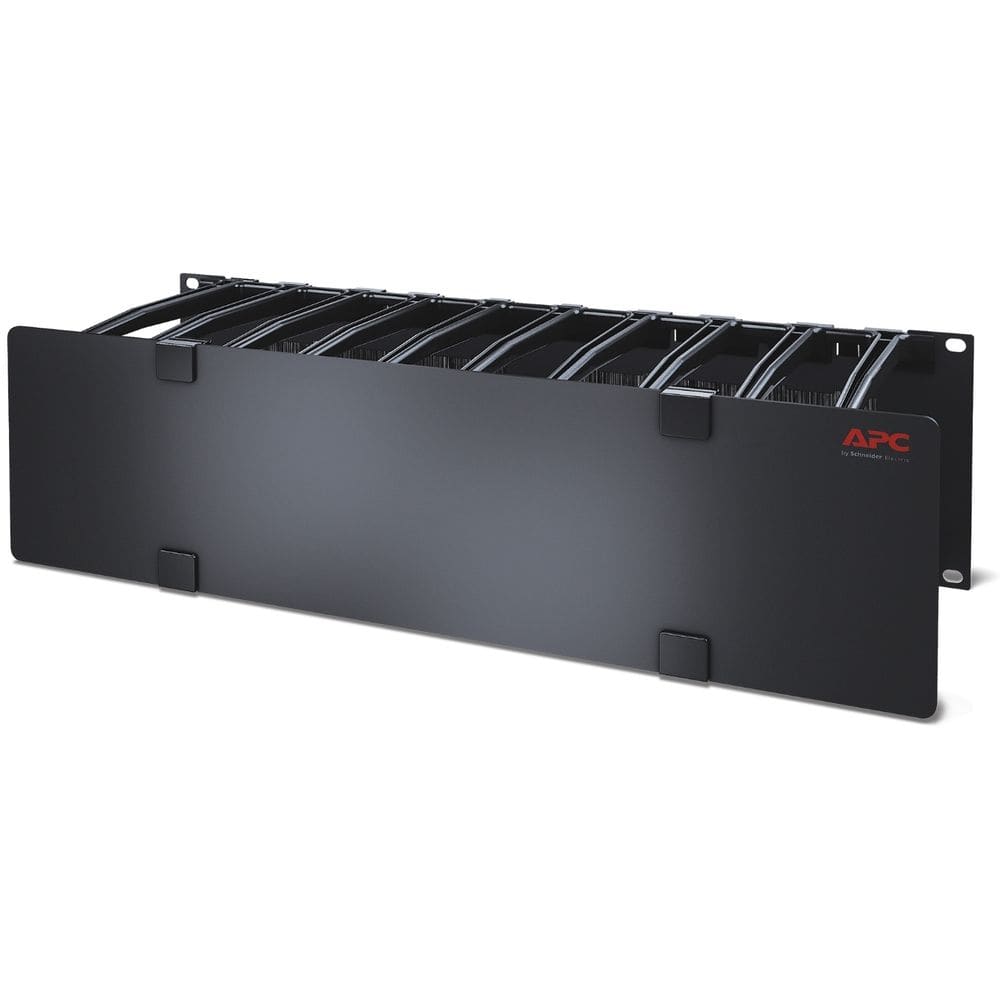 APC horizontale kabelmanager - 3U x 6 diep - eenzijdig met kap AR8605
