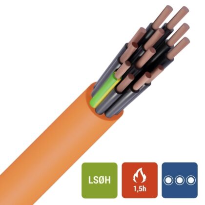 Veiligheidskabel Atox NBN 713-020 RF1H30 oranje 300/500V 12G1