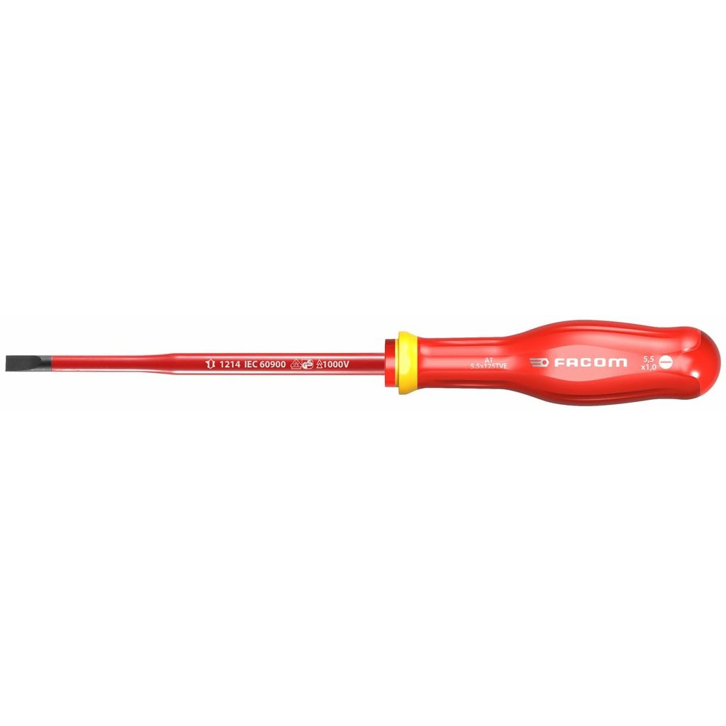FACOM SCHROEVENDRAAIER PROTWIST SLEUF 4X100 GEÏSOLEERD 1000V-SLIM AT4X100TVE