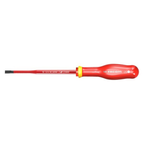 FACOM SCHROEVENDRAAIER PROTWIST SLEUF 5X125 GEÏSOLEERD 1000V-SLIM AT5.5X125TVE