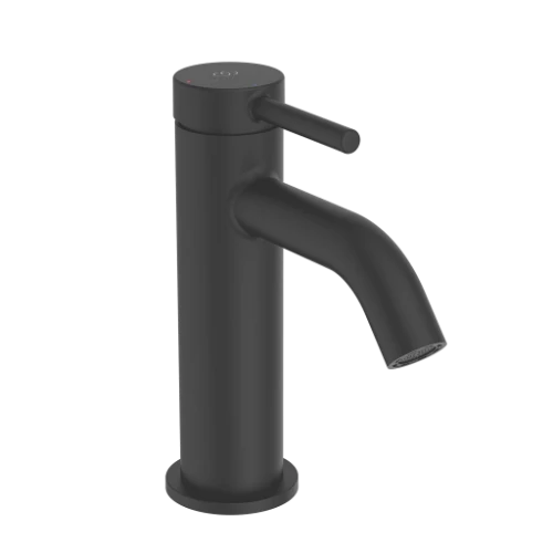 Ideal Standard Ceraline Nuovo wastafelmengkraan zonder lediging 4l/min - BlueStart Technology - Silk Black BD757XG