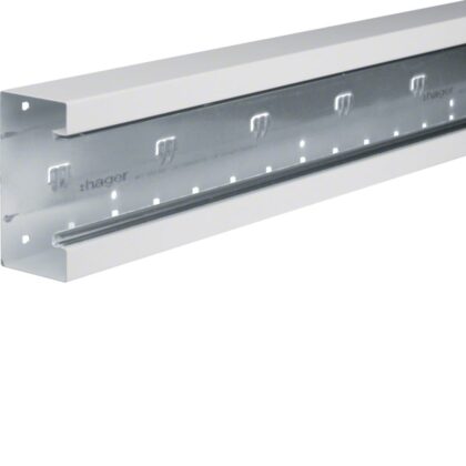 HAGER Sokkel voor installatiekanaal in staal 65x130 mm