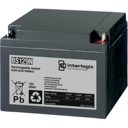 Kidde Commercial Batterij 12V - 26 Ah (166x175x125mm) VDS: G 101079 BS129N