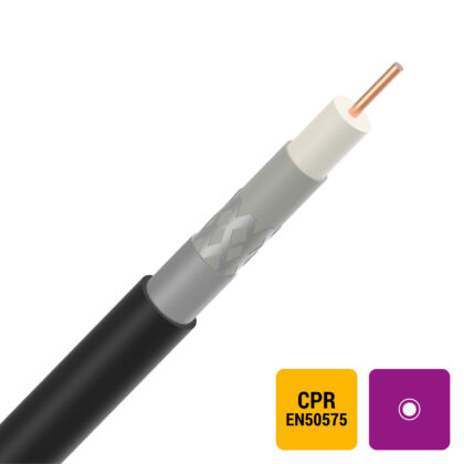 DIVERSE KABELS Coax kabel PE6 TRI6 7mm buiten